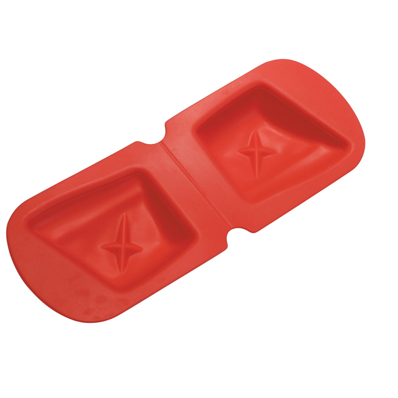 アサヒ　ソフト食シリコン型　魚型 AS-R　レッド 1袋（ご注文単位1袋）【直送品】