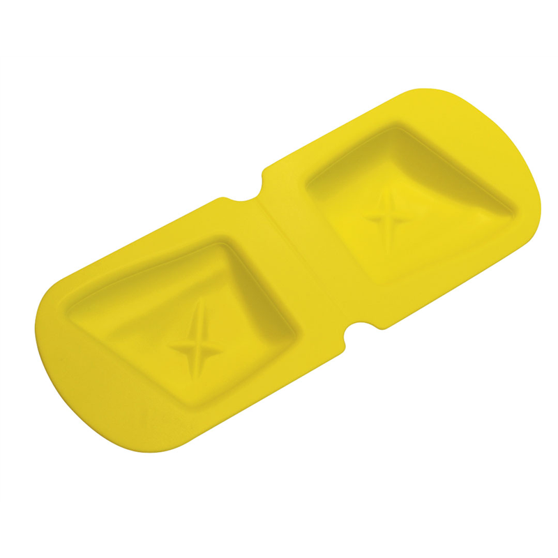 アサヒ　ソフト食シリコン型　魚型 AS-Y　イエロー 1袋（ご注文単位1袋）【直送品】