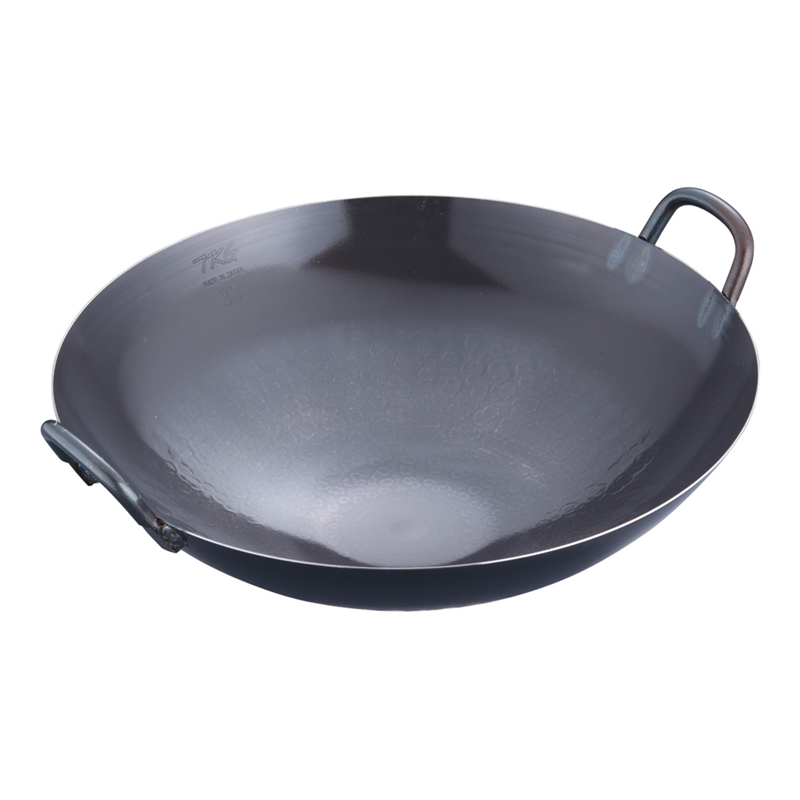 TKGブルーテンパーハンマー中華鍋 33cm 1袋(ご注文単位1袋)【直送品】