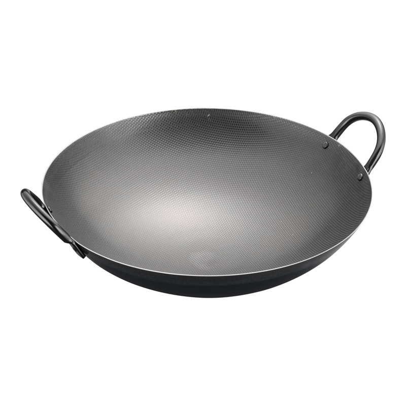 SAスーパーエンボス加工 超鉄鍋 中華鍋 33cm 1袋(ご注文単位1袋)【直送品】