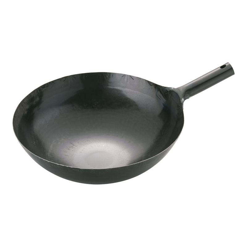 山田 鉄 打出片手中華鍋(板厚1.2mm) 39cm 1個(ご注文単位1個)【直送品】