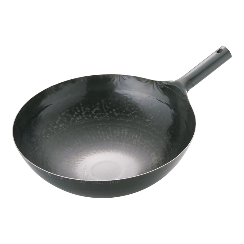 山田　鉄　打出片手中華鍋（板厚1.6mm） 39cm 1個（ご注文単位1個）【直送品】