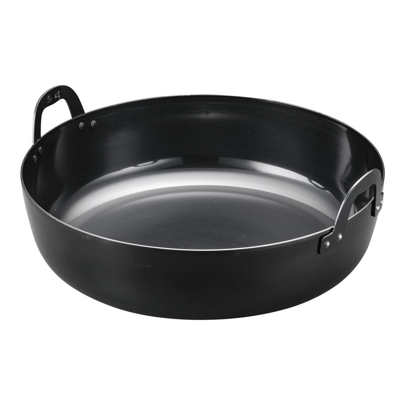 SA鉄　厚板揚鍋 45cm 1袋（ご注文単位1袋）【直送品】