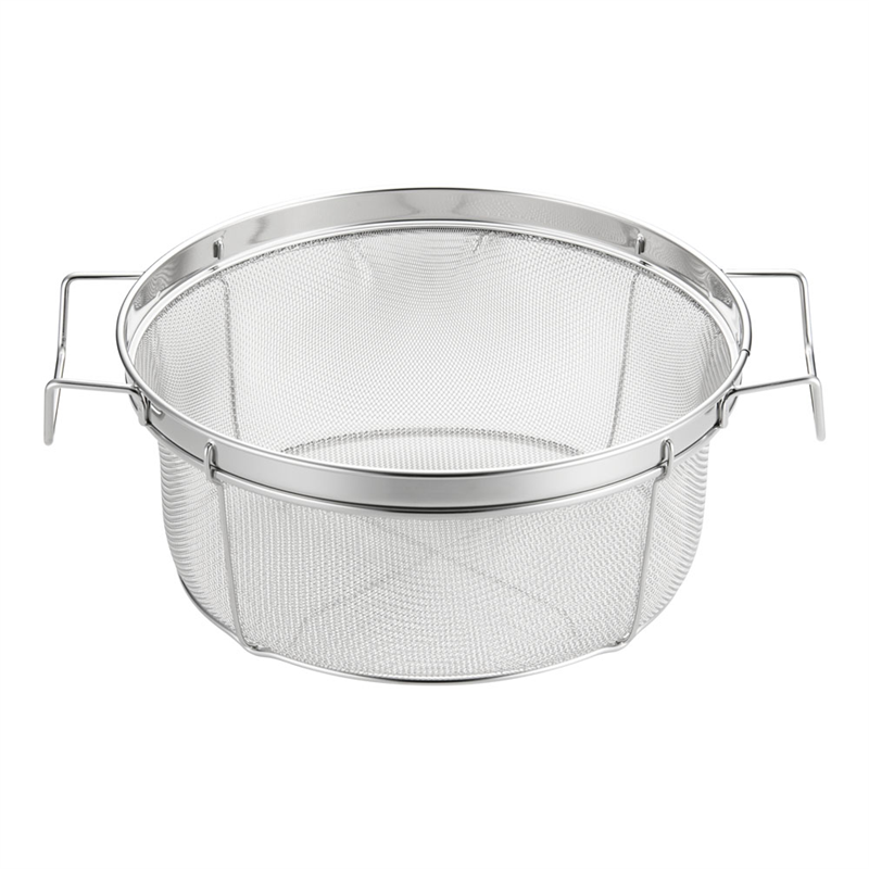 18-8フライヤー用丸網カゴ 25cm PGS-08 1袋(ご注文単位1袋)【直送品】