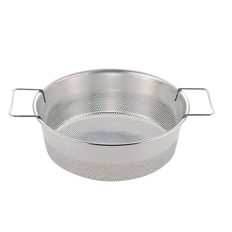 UK 18-8 パンチング丸フライヤー 穴径φ1.5mm 26cm 1袋(ご注文単位1袋)【直送品】