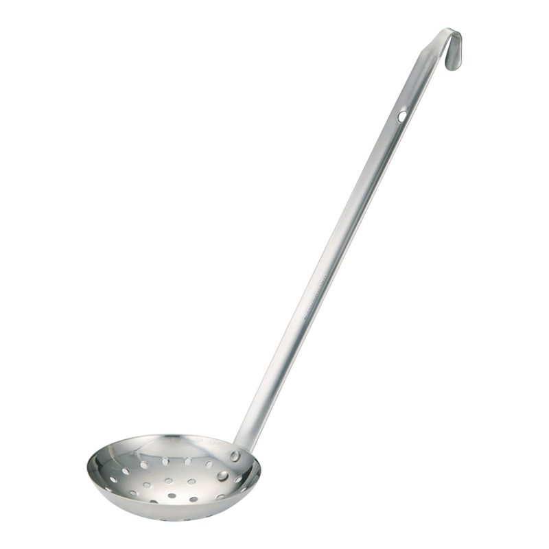 ムラノ18-8レードル柄お玉 穴明 90cc 1袋(ご注文単位1袋)【直送品】