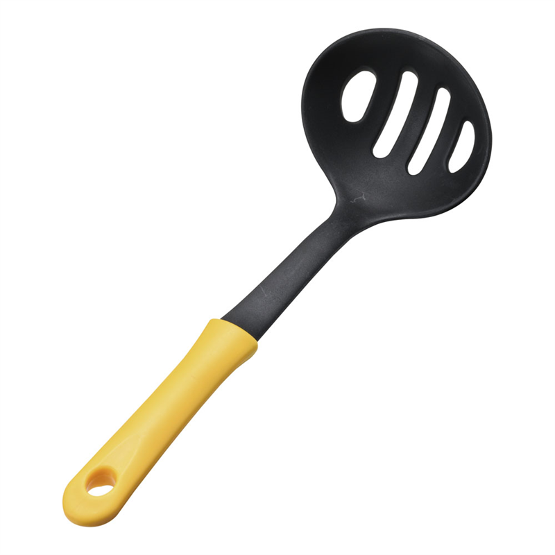 ミニキッチン ナイロン穴明きお玉 黄 1袋(ご注文単位1袋)【直送品】