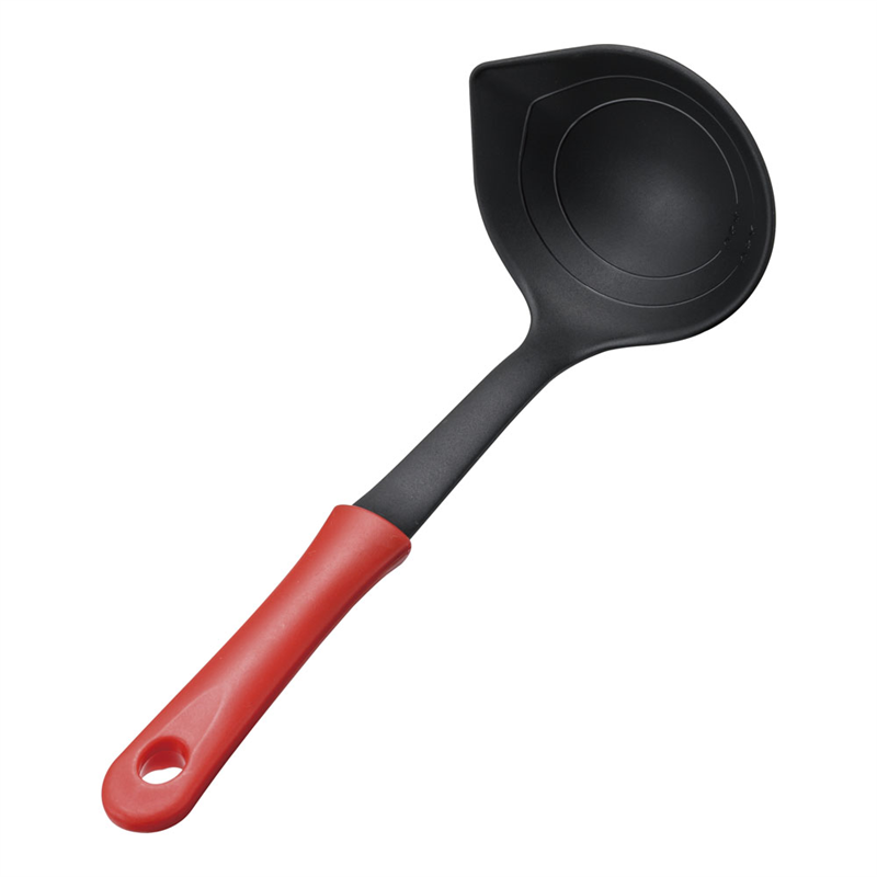 ミニキッチン　ナイロン計量レードル 赤 1袋（ご注文単位1袋）【直送品】