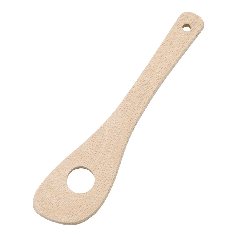 木製　調理ベラ　穴付（ブナ材）  1袋（ご注文単位1袋）【直送品】