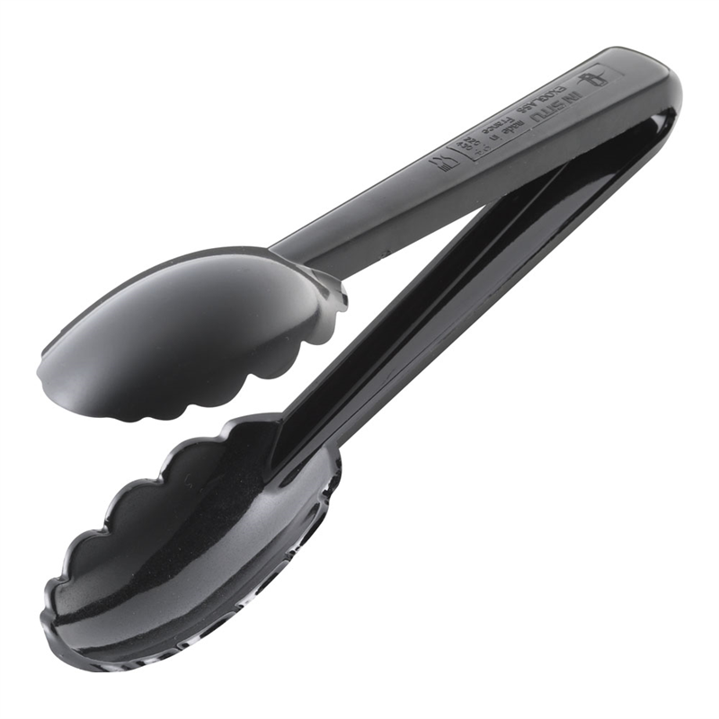 マトファ 耐熱カラートング 112438 ブラック 1個(ご注文単位1個)【直送品】