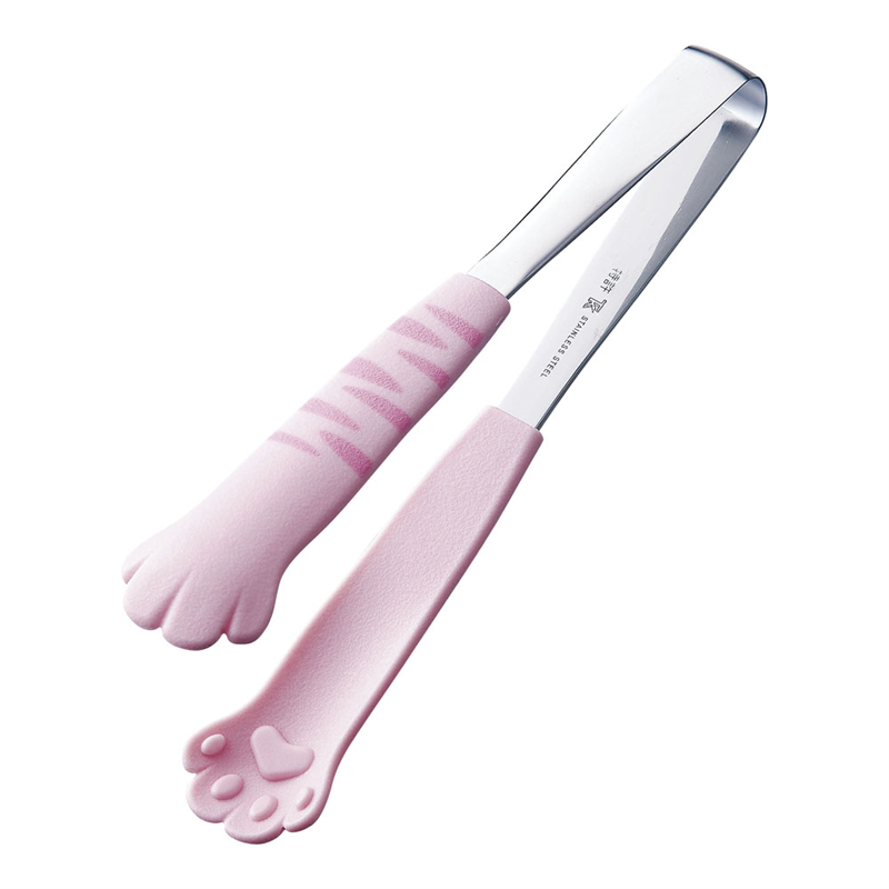 卓上トング きゃっちだにゃん とら 桃 1袋(ご注文単位1袋)【直送品】