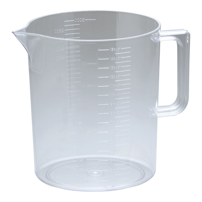 アクリル水マス　（ポリカーボネイト製） 3l 1箱（ご注文単位1箱）【直送品】