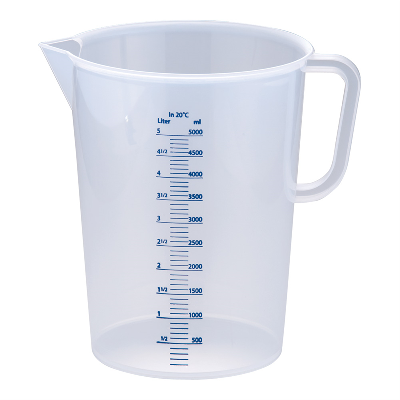 ドイツ製メジャーカップ（ポリプロピレン） 5L 1個（ご注文単位1個）【直送品】