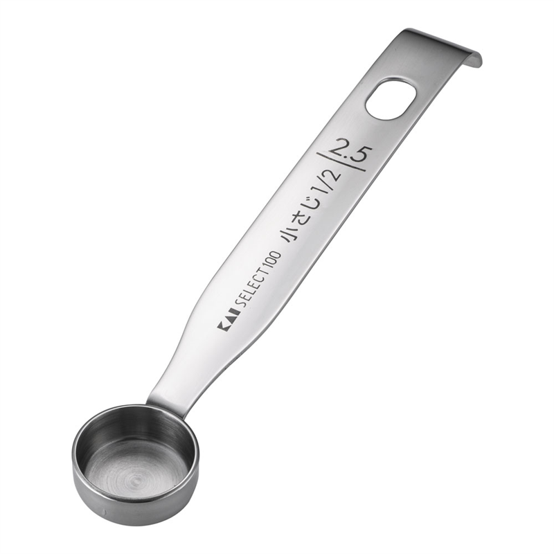 18-8計量スプーン 2.5ml DH-3123 1袋(ご注文単位1袋)【直送品】