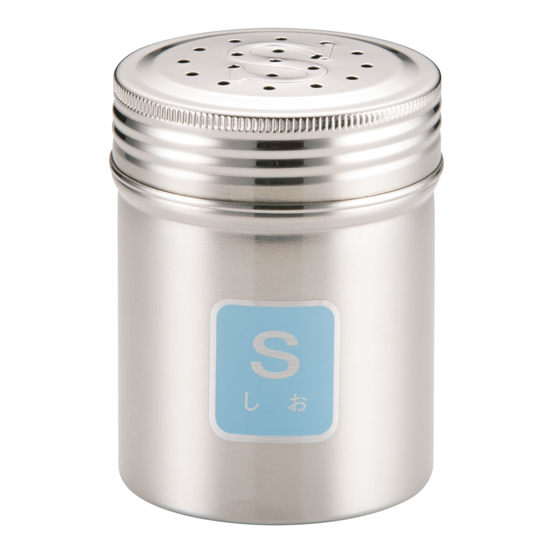 TKG 18-8調味缶 大 S (しお) 1袋(ご注文単位1袋)【直送品】