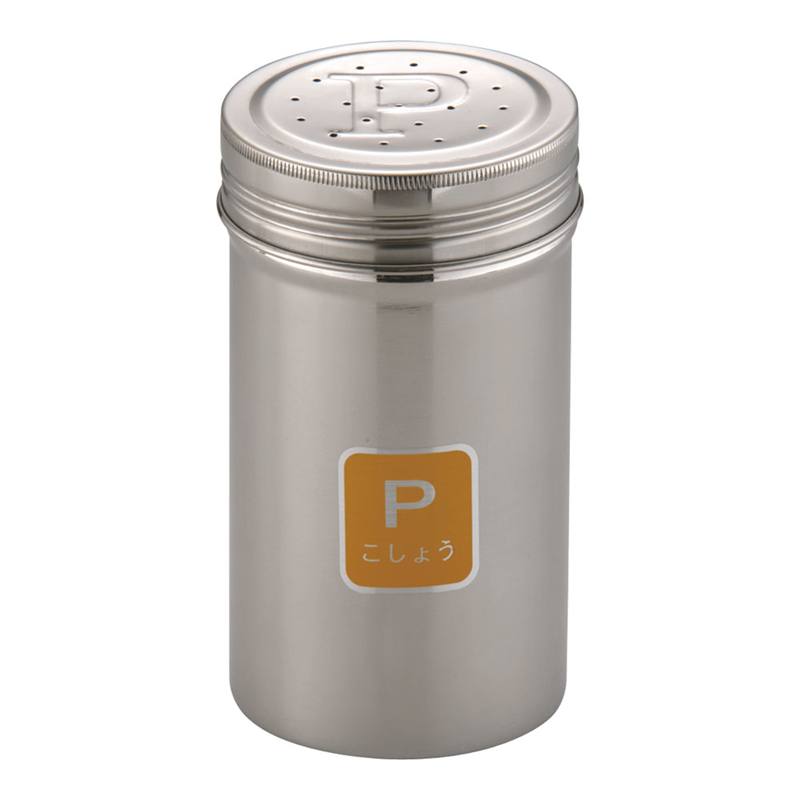 TKG 18-8調味缶 特中 P (こしょう) 1袋(ご注文単位1袋)【直送品】