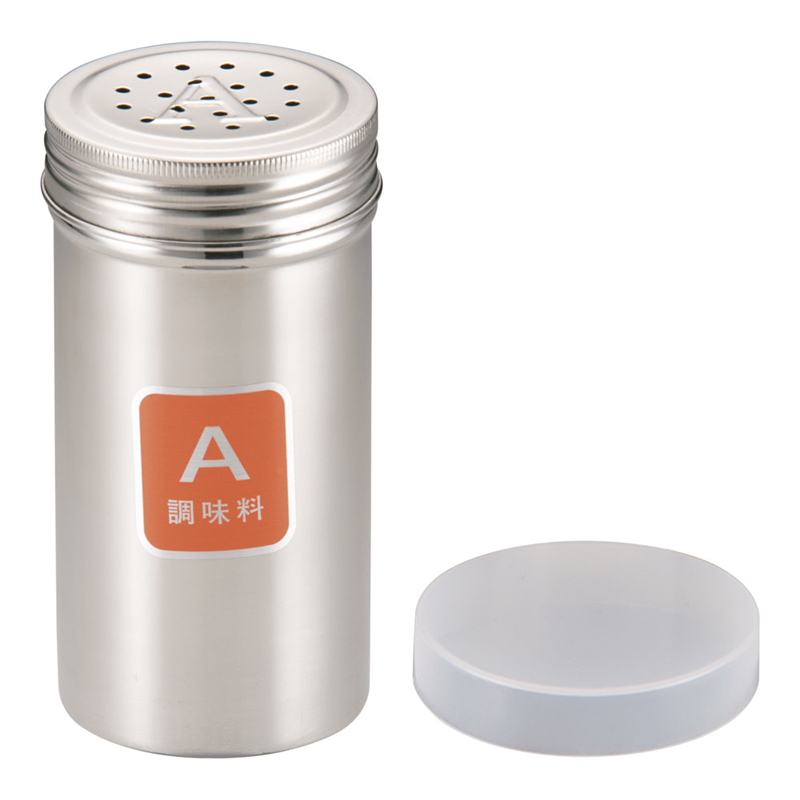 TKG 18-8調味缶ロング (アクリル蓋付)A缶 1袋(ご注文単位1袋)【直送品】