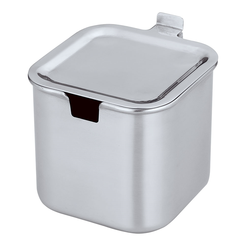 モリブデン角タレ入れ(丁番蓋付き) 1個(ご注文単位1個)【直送品】