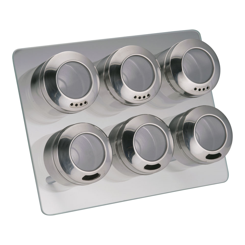 ステン スパイスラックセットSN-203 (マグネットベース) 1箱(ご注文単位1箱)【直送品】