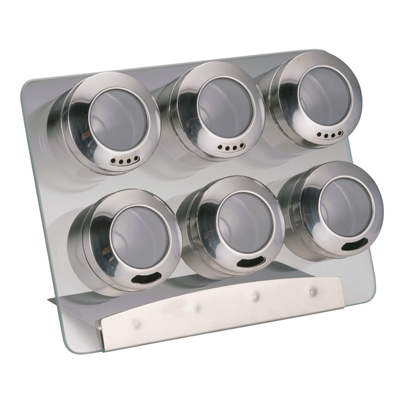 ステン スパイスラックセットSN-204 (マグネットベース) 1箱(ご注文単位1箱)【直送品】