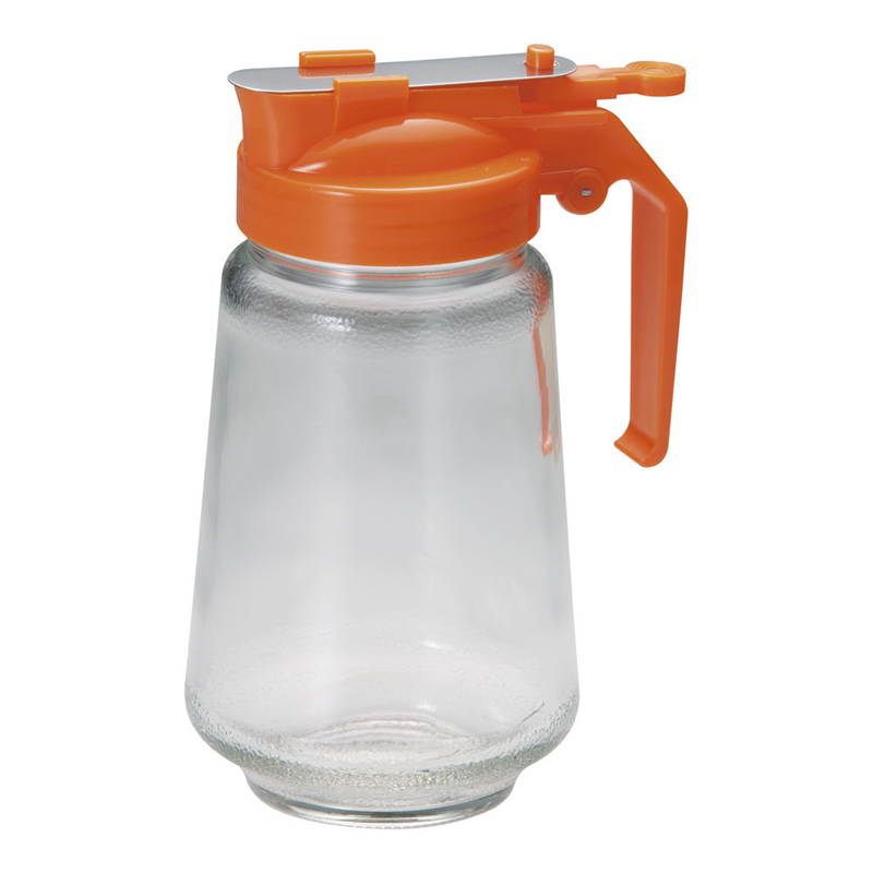 ガラス製 焼肉タレ入 350cc オレンジ 1個(ご注文単位1個)【直送品】