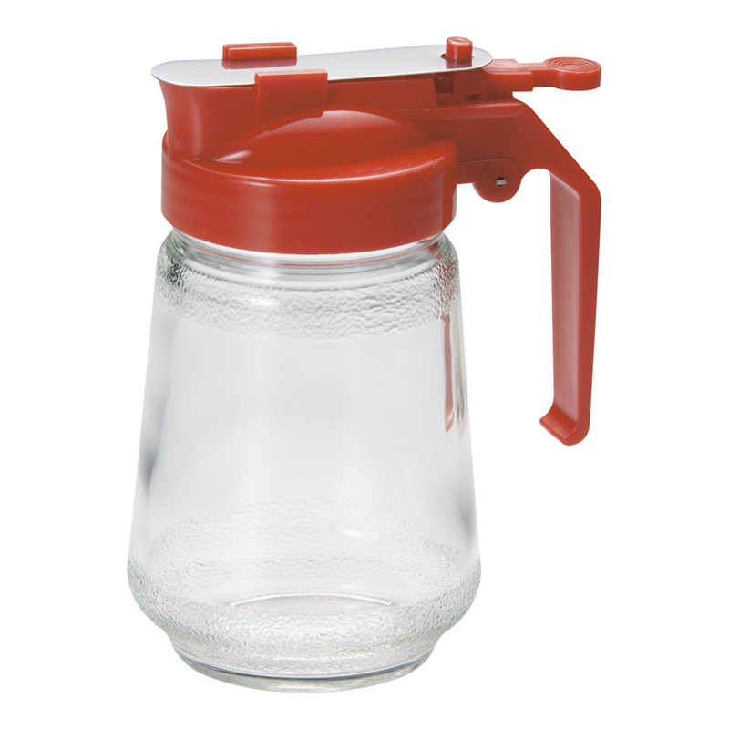 ガラス製 焼肉タレ入 250cc 赤 1個(ご注文単位1個)【直送品】