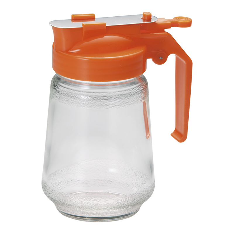 ガラス製 焼肉タレ入 250cc オレンジ 1個(ご注文単位1個)【直送品】