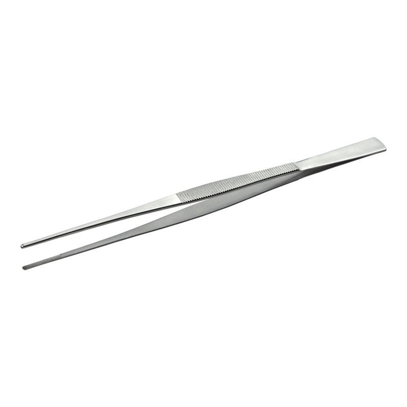 ステンレスロングピンセット 直 NO.158 1個(ご注文単位1個)【直送品】