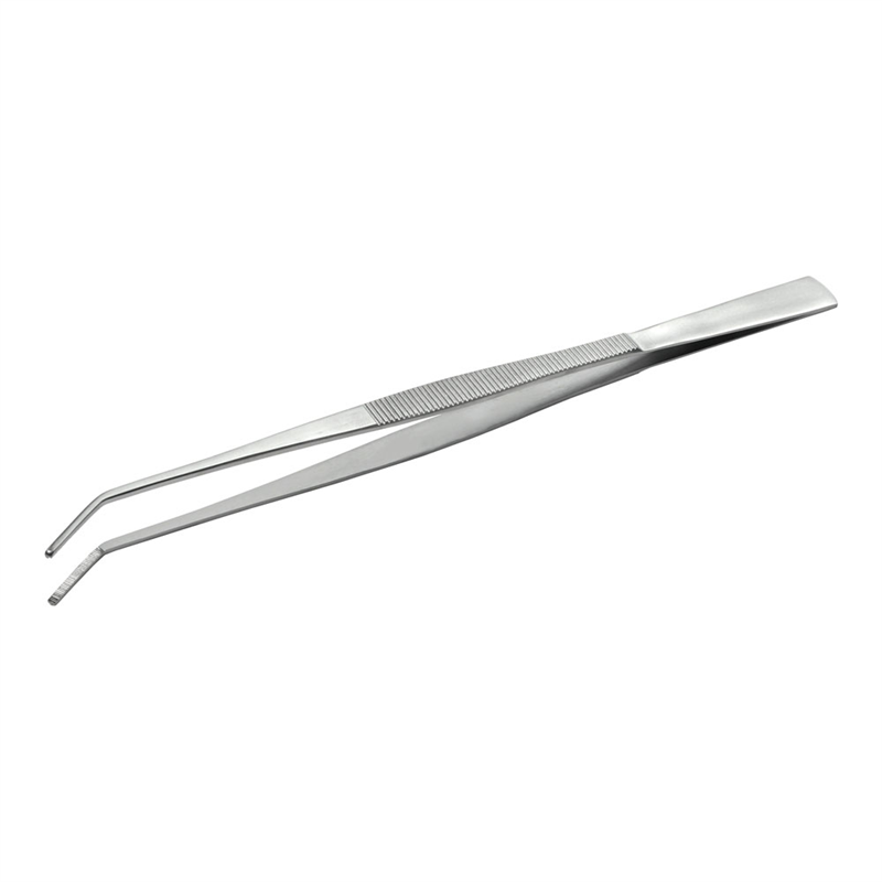 ステンレスロングピンセット 先曲 NO.159 1個(ご注文単位1個)【直送品】