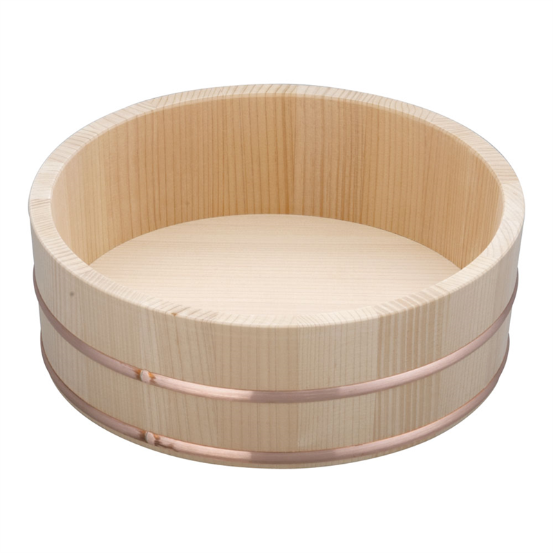 木製銅箍　飯台（サワラ材） 24cm 1個（ご注文単位1個）【直送品】