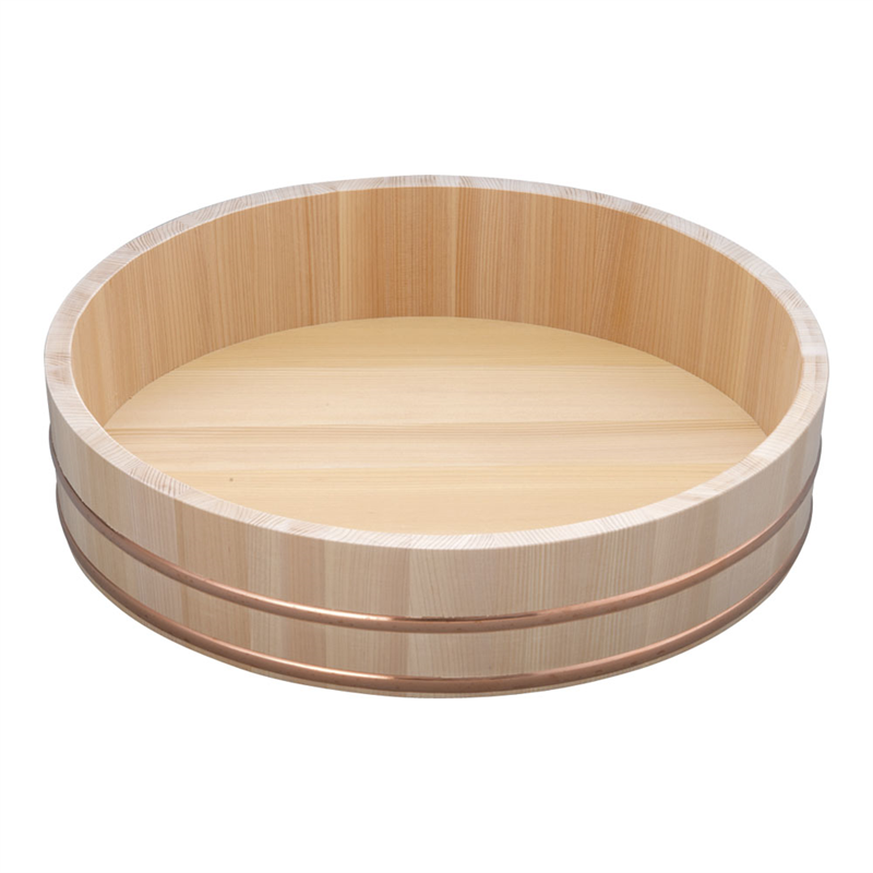 木製銅箍　飯台（サワラ材） 45cm 1個（ご注文単位1個）【直送品】