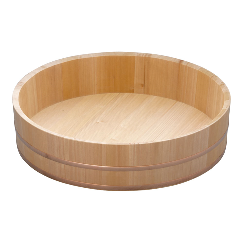 木製銅箍　飯台（サワラ材） 51cm 1箱（ご注文単位1箱）【直送品】