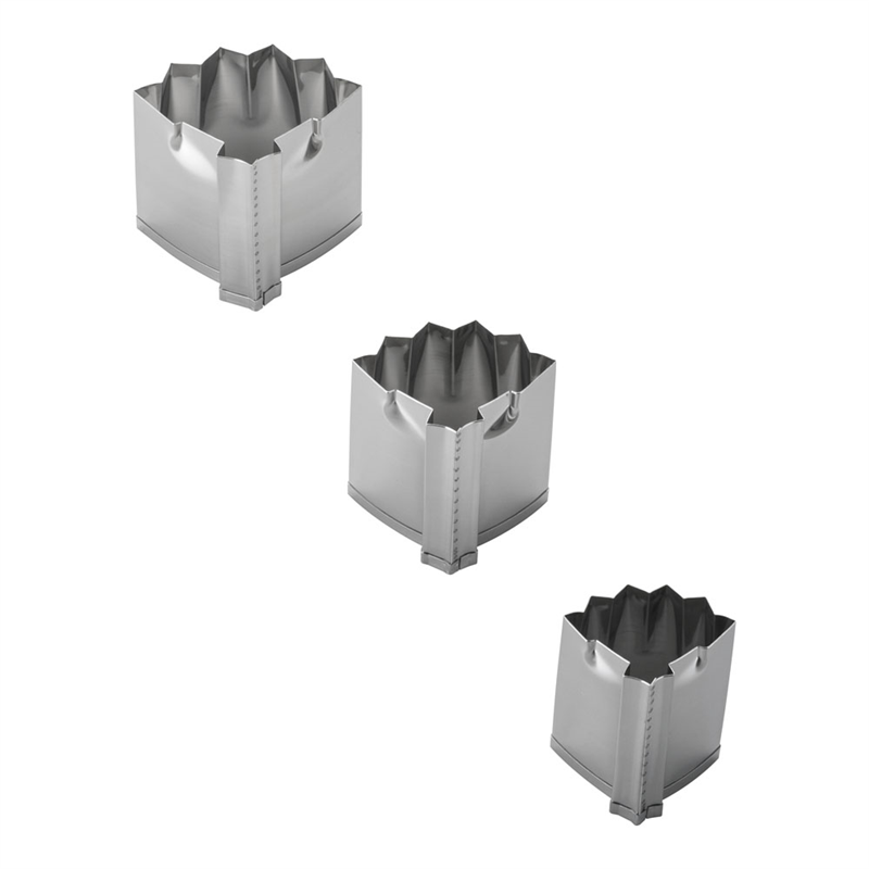 SA　18-8業務用　抜型　鉄扇 3個セット 1箱（ご注文単位1箱）【直送品】