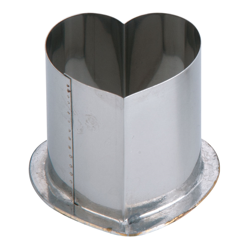 18-8穴クリ芯抜型　外仕上げ用 ハート　30mm用 1箱（ご注文単位1箱）【直送品】