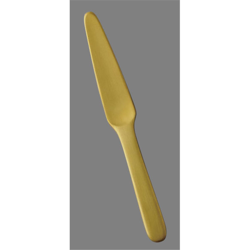 プレイザント　アルミバターナイフ ゴールド 1袋（ご注文単位1袋）【直送品】