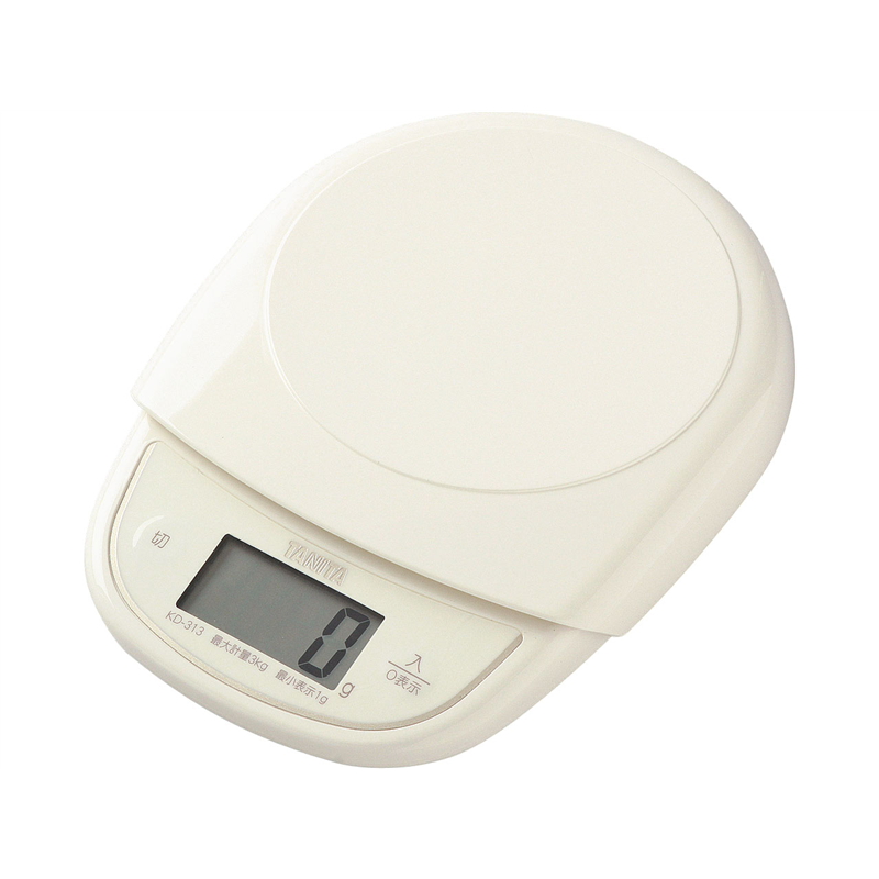タニタ　デジタルクッキングスケール KD-313　アイボリー 1箱（ご注文単位1箱）【直送品】