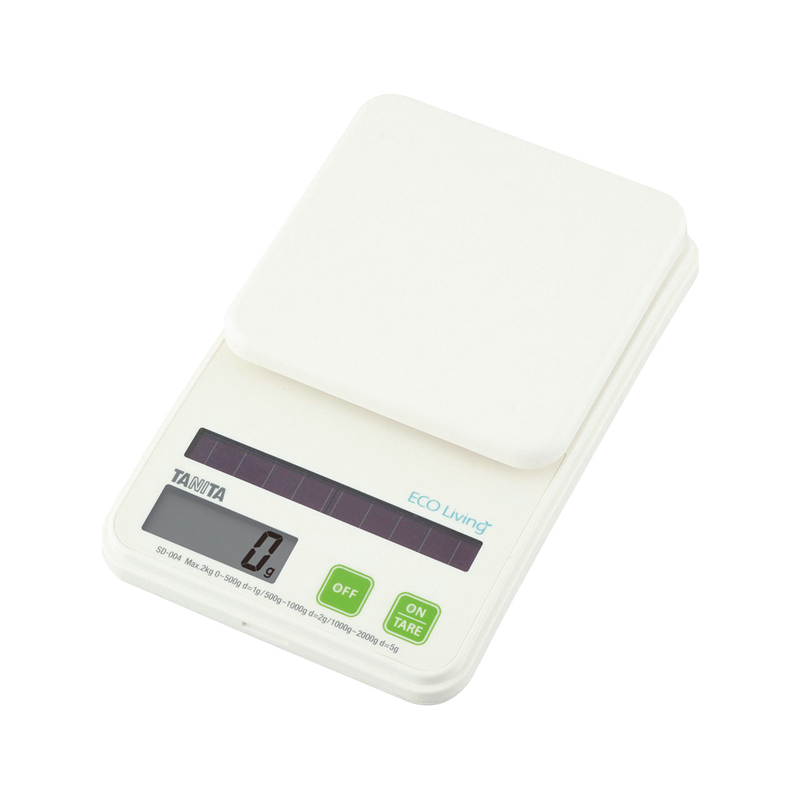 タニタデジタルソーラークッキングスケール SD-004　グリーン 1箱（ご注文単位1箱）【直送品】