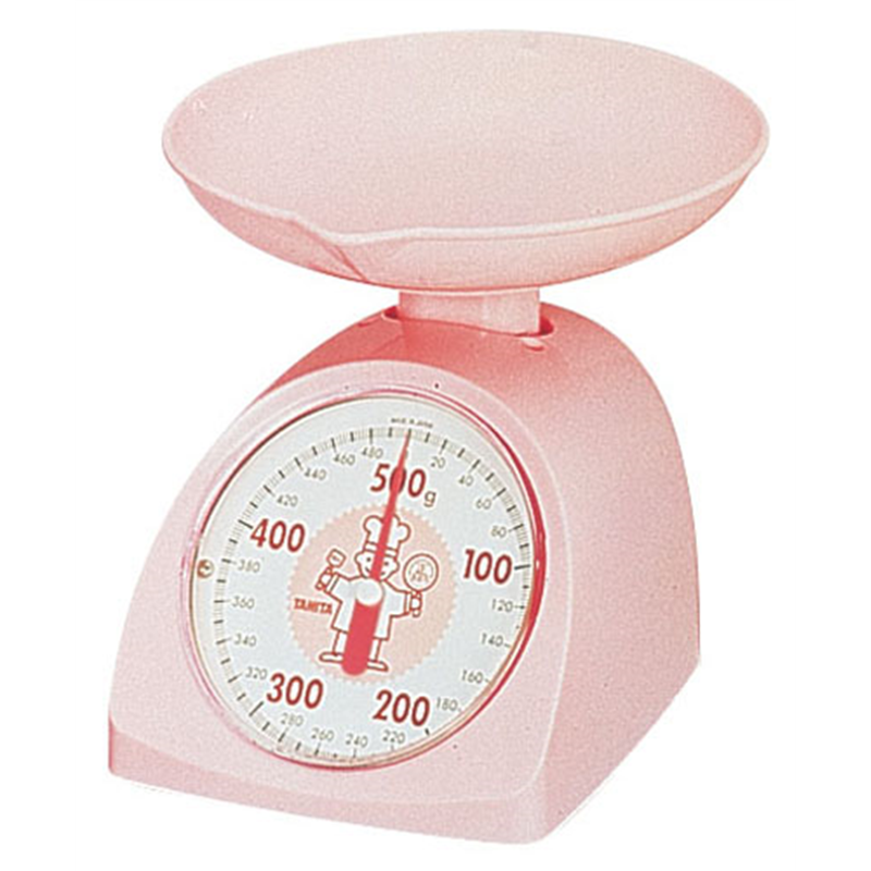 タニタ　ベーキングスケール「コックさん」 上皿式　№1345　ピンク 1箱（ご注文単位1箱）【直送品】