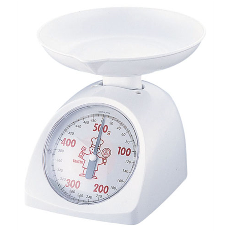タニタ　ベーキングスケール「コックさん」 上皿式　№1345　ホワイト 1箱（ご注文単位1箱）【直送品】