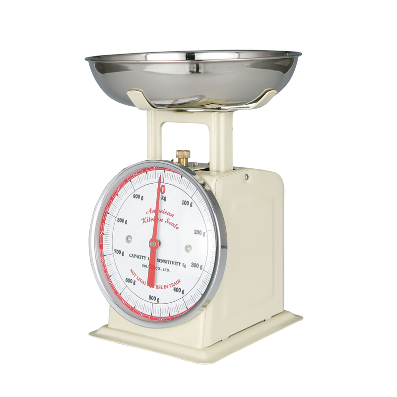 アメリカンキッチンスケール100-061 1kg　アイボリー 1箱（ご注文単位1箱）【直送品】