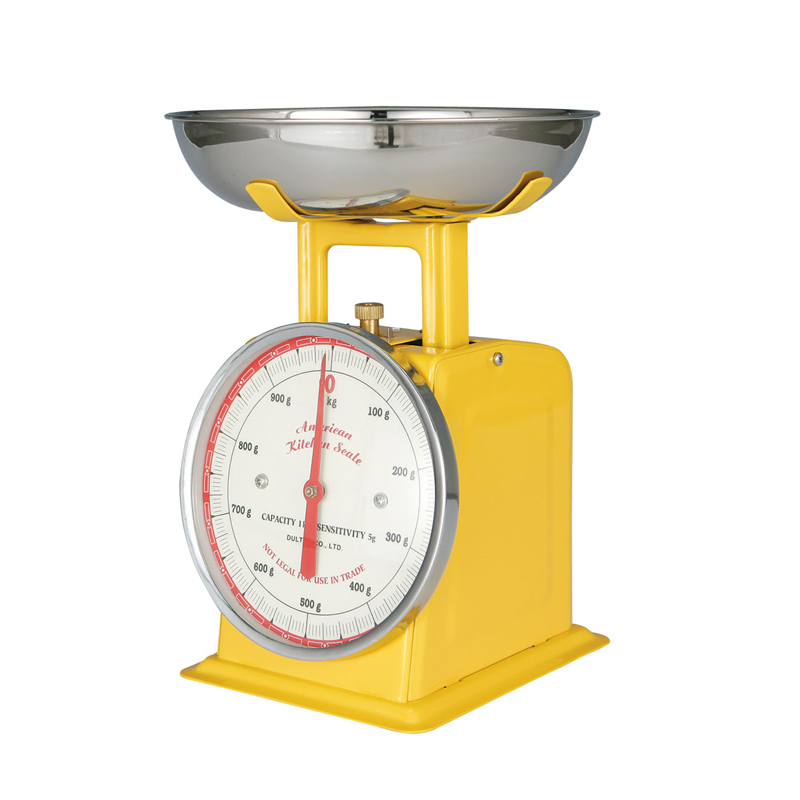 アメリカンキッチンスケール100-061 1kg　イエロー 1袋（ご注文単位1袋）【直送品】
