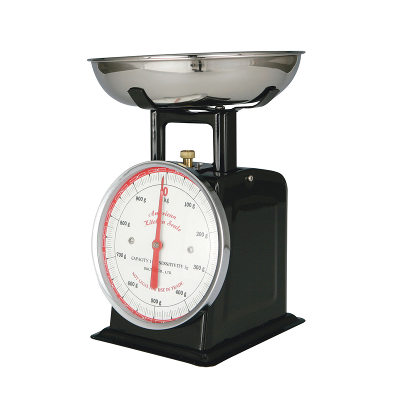 アメリカンキッチンスケール100-061 1kg　ブラック 1箱（ご注文単位1箱）【直送品】