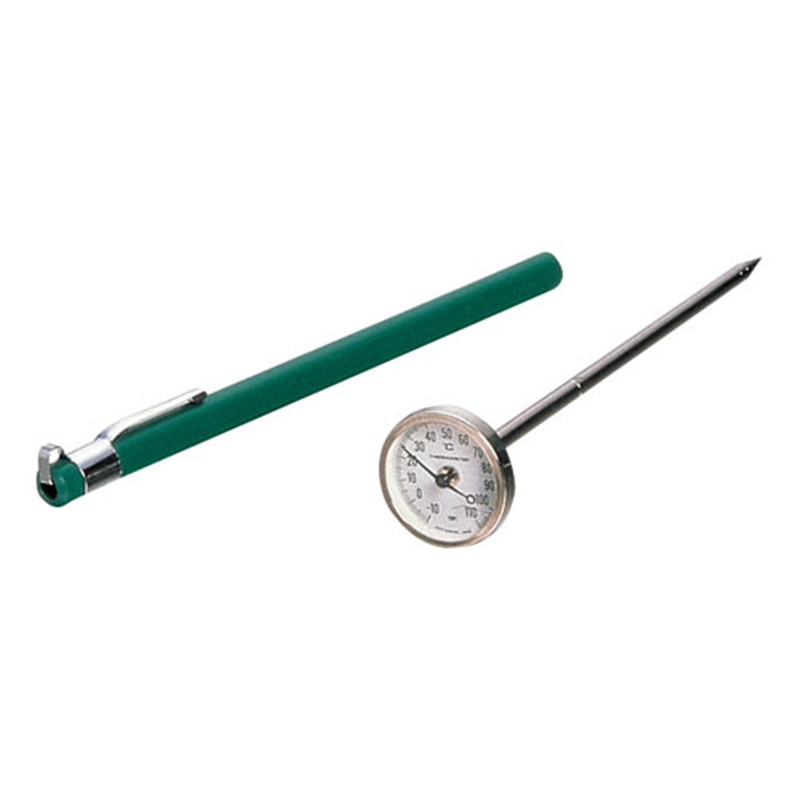 ポケットバイメタル温度計 -10～＋110℃ 1個（ご注文単位1個）【直送品】