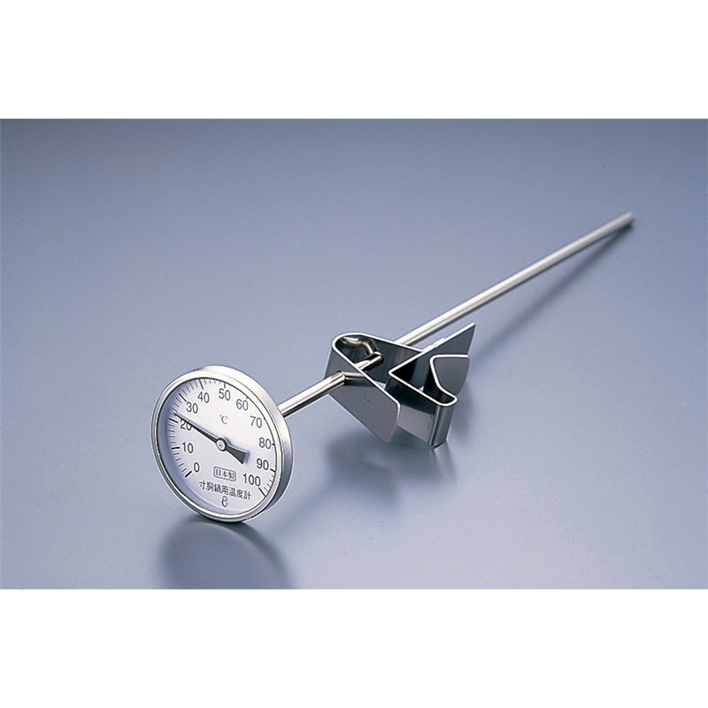 スライドホルダー付　寸胴鍋用温度計 PY-400　400型 1箱（ご注文単位1箱）【直送品】