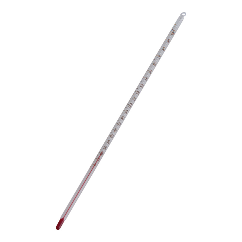 ガラス棒状温度計 アルコール 0~+200℃ 1箱(ご注文単位1箱)【直送品】