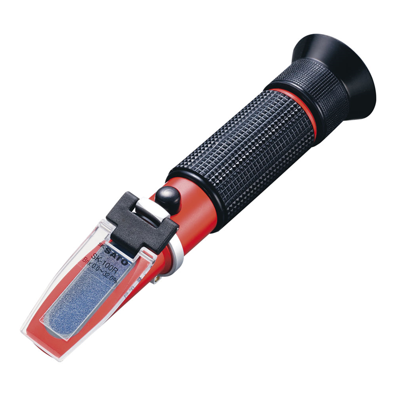 手持屈折計（自動温度補正付） SK-100R 1個（ご注文単位1個）【直送品】