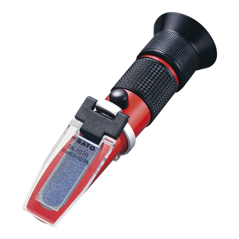 手持屈折計(自動温度補正付) SK-107R 1個(ご注文単位1個)【直送品】