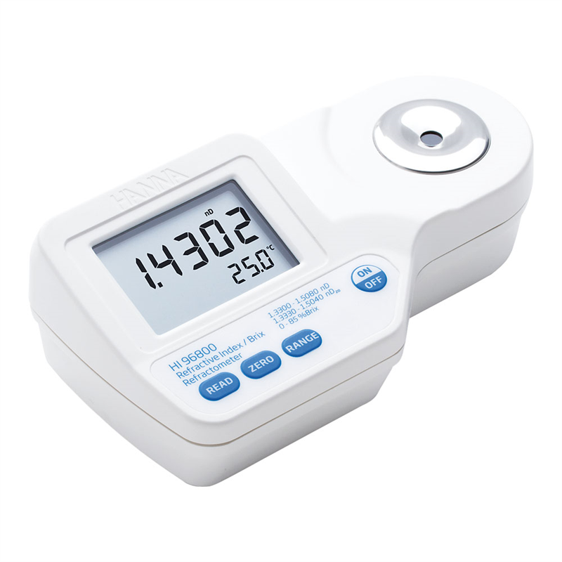 ハンナ デジタル屈折計(濃度計) HI96800 1箱(ご注文単位1箱)【直送品】
