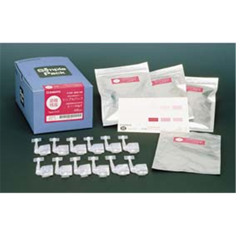 簡易水質検査キット シンプルパック 遊離残塩 080520-306 1箱(ご注文単位1箱)【直送品】