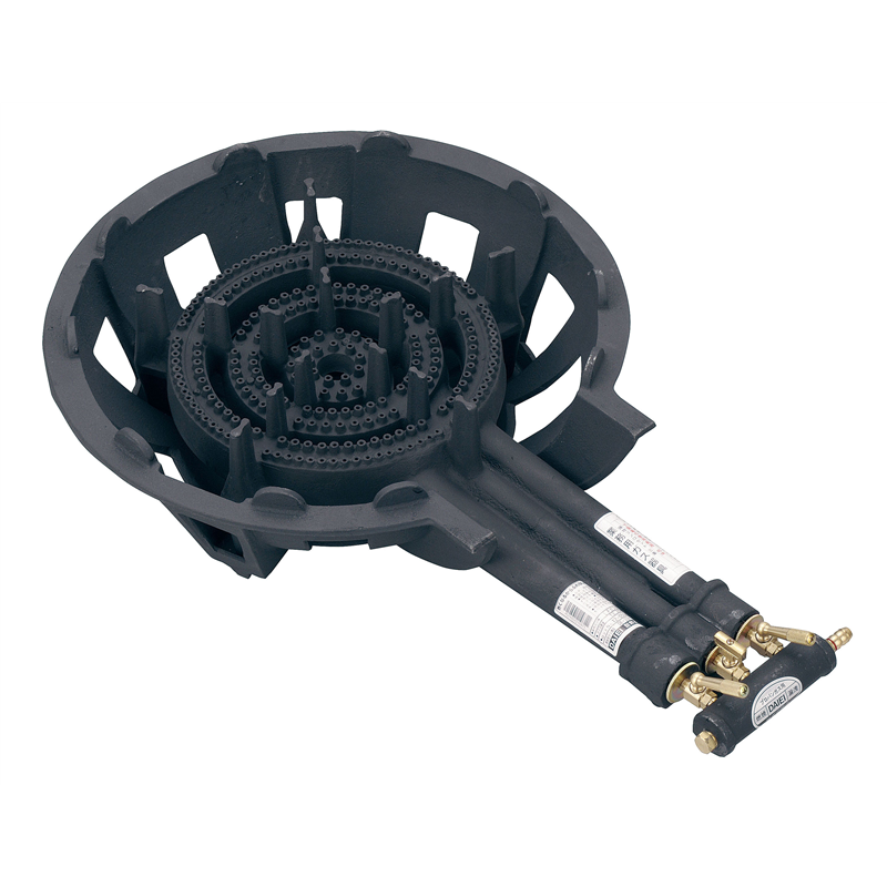 鋳物コンロ　DE-30n（三重） パイロット無　13A 1箱（ご注文単位1箱）【直送品】